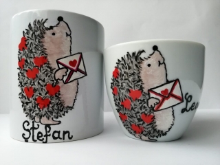 Pictura pe cani de portelan