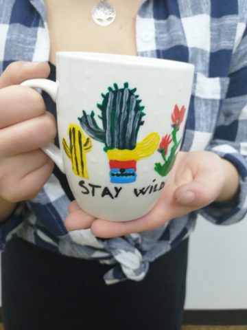 cana pictata la atelier