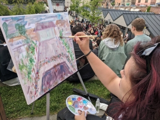 Live painting - iun 2023 - Festivalul International de Teatru Sibiu