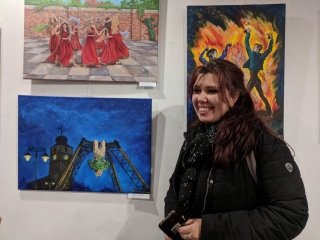 Expo ”Jurnal de spectator” - Biblioteca Astra Sibiu tablou Fits