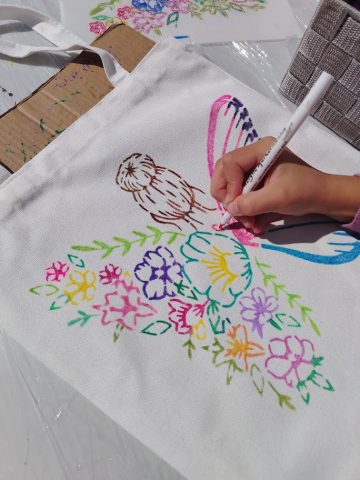 atelier pictura pe plase de panza