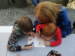 Atelier pictura, tablou mama-copil Atelier pictura, tablou mama-copil