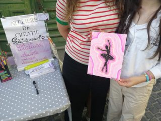 Atelier pictura tablou mama-fiica Atelier pictura tablou mama-fiica